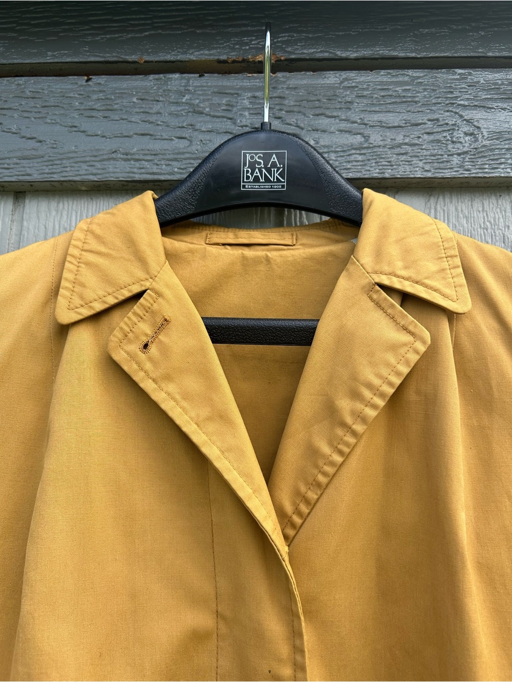Vintage 1970s Rainfair Yellow Rain Jacket — Distressed, Unique Classic - Picture 5 of 16